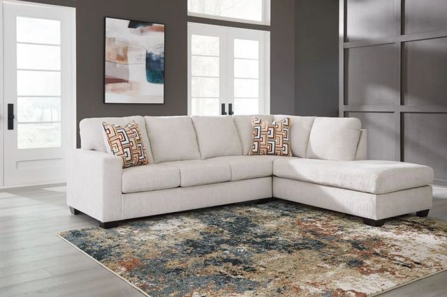 Signature Design by Ashley® Aviemore 2-Piece Stone Right-Arm Facing Sectional and Chaise-1