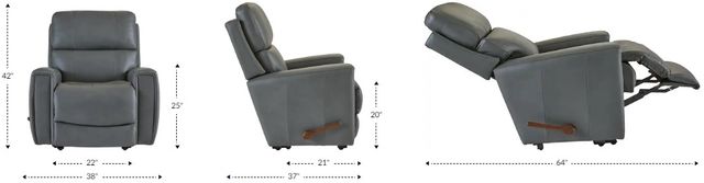La-Z-Boy® Apollo Granite Manual Wall Recliner-4