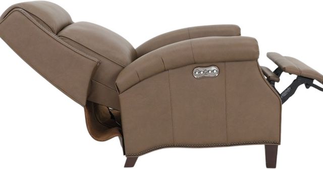 BarcaLounger® Barrett Cashmere Taupe Leather Power Recliner-1