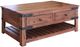 International Furniture Direct Parota II Brown Cocktail Table-1
