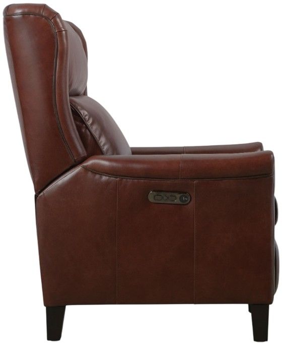 Hooker® Furniture RC Henley Dark Roast Power Recliner with Power Headrest-3
