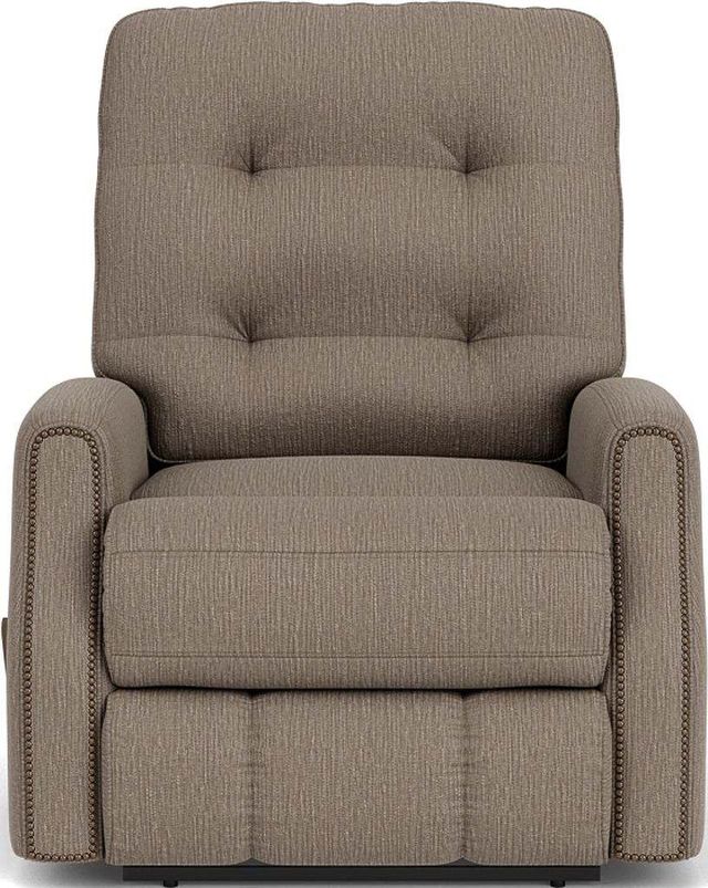 Flexsteel® Devon Brown Pewter Manual Recliner-1