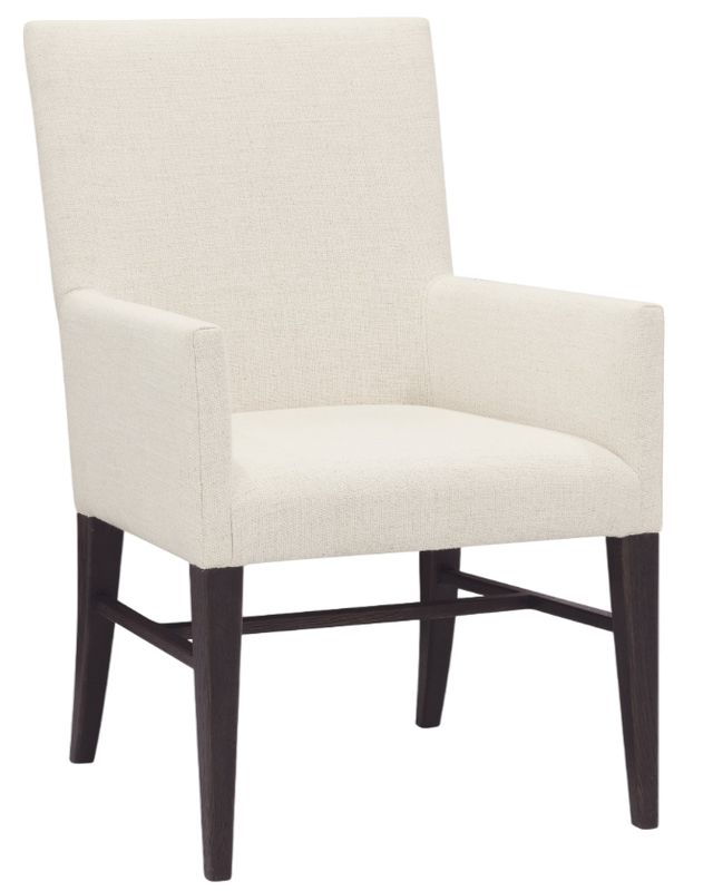Hooker® Furniture Driftwood Burnt Timber/Lovegood Bisque Upholstered Dining Arm Chair-0