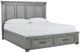 Signature Design by Ashley® Russelyn 3-Piece Gray California King Panel Storage Bed Set-1