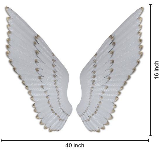Classy Living Elegant Angel Wings Wall Decor-2