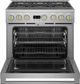 Monogram® Statement Collection 36" Stainless Steel Pro Style Natural Gas Range with 6 Burners-2