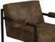 International Furniture Direct Galena Black/Brown Accent Chair-1