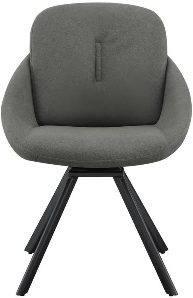 Coaster® Mina Set of 2 Upholstered Swivel Padded Side Chairs-1