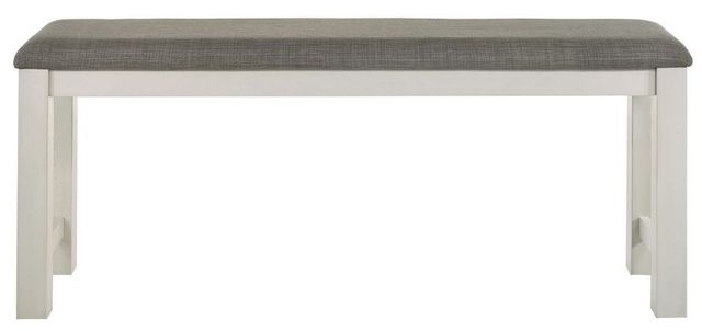 Liberty Furniture Brook Bay Carbon Gray/Textured White Counter Bench-2