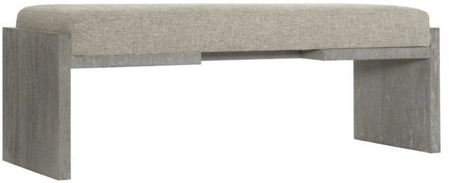 Bernhardt Foundations Beige/Dark Shale Bench-0