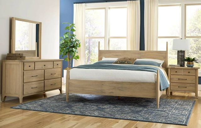 Napa Furniture Design Aria Brown Eastern King Poster Bed-2