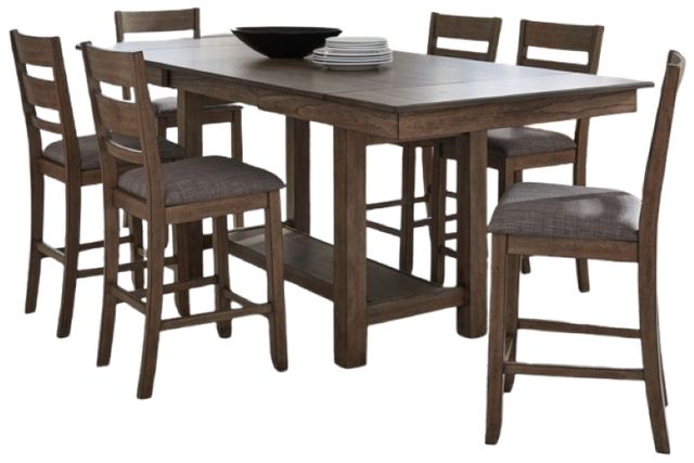 Liberty Furniture Brook Bay 7-Piece Sandstone Dining Set-0