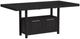 Elements International Transcend 7-Piece Charcoal/Light Gray Counter Dining Set-2