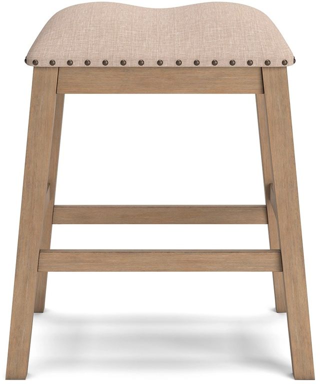 Signature Design by Ashley® Sanbriar Light Brown 24" Counter Stool-4
