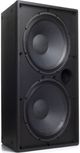 Klipsch® Professional Black KI-215-SMA-II Trapezoidal Dual 15" Subwoofer-0