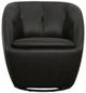 Flexsteel® Wade Black Swivel Chair-1