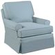 Braxton Culler Customizable Belmont Slipcovered Swivel Chair-3