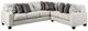Furniture of America® Millburn White Sectional-0