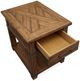 Magnussen Home® Chesterfield Farmhouse Timber Rectangular End Table-4