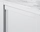 Summit® TurnKey Caldera Kitchen 63" White Kitchenette with 5 Cu. Ft. Built-In Under the Counter Refrigerator, Induction Cooktop, and Stainless Steel Sink with Faucet-2