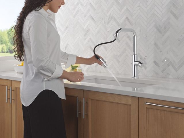 Delta Nicoli® Chrome Single Handle Faucet-2