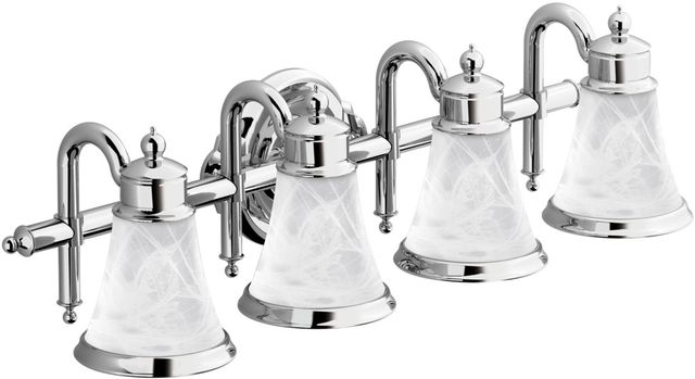 Moen® Waterhill® Chrome Four Globe Bath Light-0