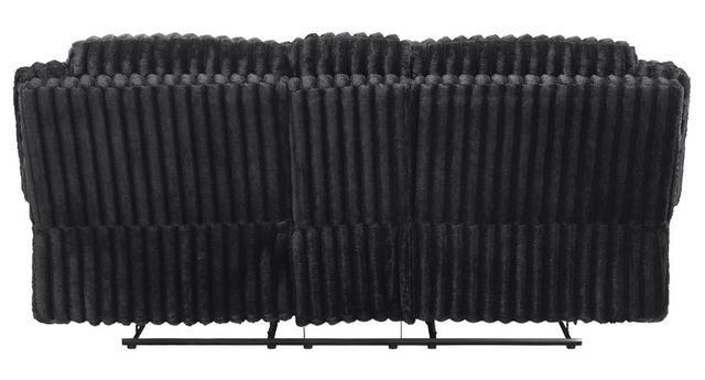 Homelegance® Goodland Black Manual Double Reclining Console Loveseat-3