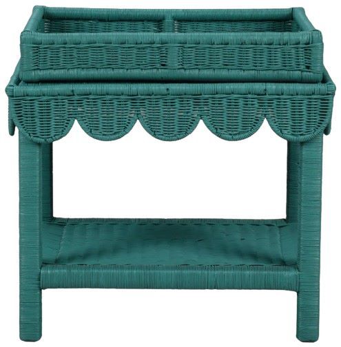 Bramble Customizable Scallop Side Table-1