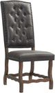 Elements International Gramercy 6-Piece Chocolate/Weathered Brown Curved Leg Dining Set-4