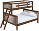 Crate Designs™ Furniture Brindle Twin XL/Queen Tall Mission Bunk Bed-0