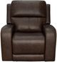 Flexsteel® Hayley Burnt Umber Power Recliner with Power Headrest-1