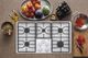 GE® 36" White Built-In Gas Cooktop with Dishwasher-Safe Grates-5