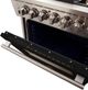 FORNO® 30" Matte Black Range Door-3