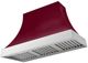 AGA Cascade 48" Cranberry Wall Mounted Range Hood with Polished Chrome Trim-0
