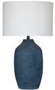 Bassett Mirror Miranda Matte Blue Table Lamp-0
