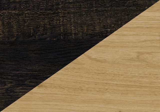 Monarch Specialties Inc. Light Oak/Rustic Oak Queen Panel Bed-3