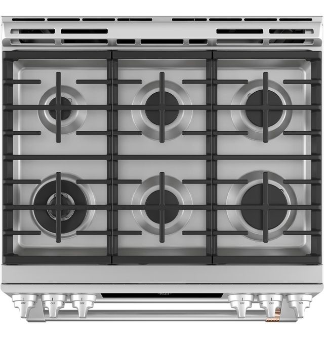 Café™ 30" Stainless Steel Slide in Gas Range-1