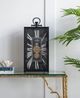 A & B Home Black/Gold Gear Table Clock-4