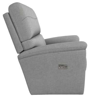 La-Z-Boy® Ava Oyster Power Wall Recliner with Headrest and Lumbar-2