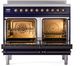Ilve® Nostalgie II Series 40" Midnight Blue Pro Style Induction Range-1