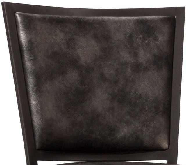 HH2 Home Rockvale Charcoal Metal/Gray Bar Height Stool-1