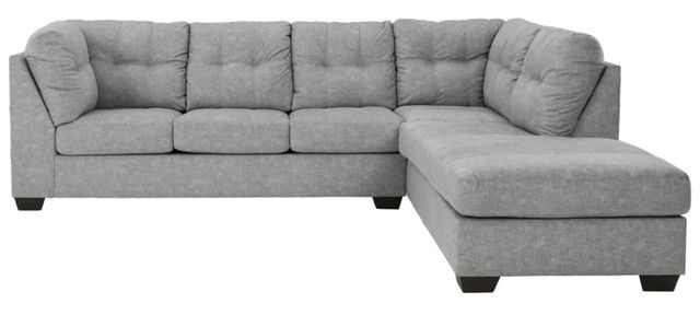 Benchcraft® Falkirk 2-Piece Steel Right-Arm Facing Sofa Sectional and Chaise-1
