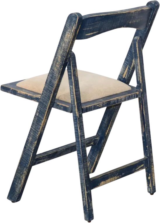 Sunny Designs™ Marina Ocean Blue Folding Chair-2