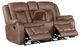 New Classic® Home Furnishings Morello Brown Dual Manual Reclining Loveseat-3