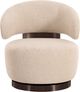 TOV Furniture Austin Cream Swivel Accent Chair-3