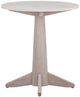 Bassett Mirror Horizons White End Table with White Oak Base-1