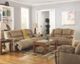 Signature Design by Ashley® Hogan Mocha Zero Wall Wide Seat Recliner-3