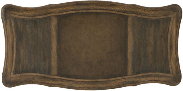 Hooker® Furniture Hill Country Anthracite Black/Saddle Brown Executive Desk-3