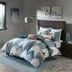 Olliix by INK+IVY Aqua Full/Queen Alpine Cotton Comforter Mini Set-1