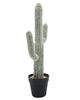 A & B Home Green Artificial Saguaro Cactus in Black Pot-0